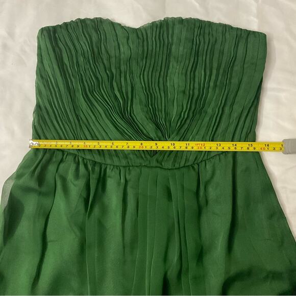 The Limited Green Strapless Midi Dress 12 NEW  Xmas Prom Wedding Rush Fairycore - Picture 7 of 12